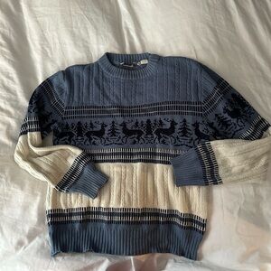 Vintage Christmas Sweater 🦌❄️☃️
